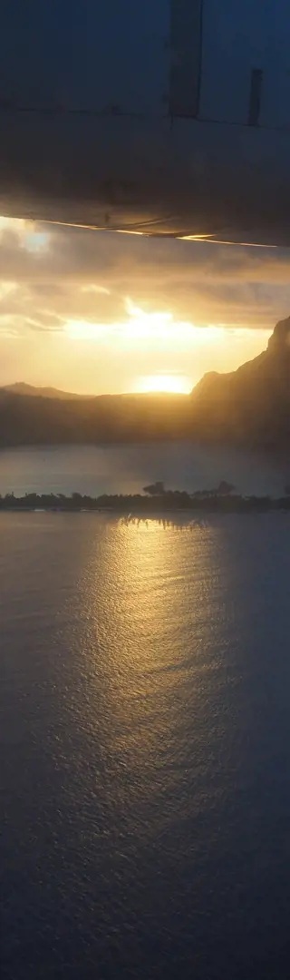 Bora Bora in Sichtweite